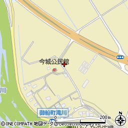 熊本県上益城郡御船町滝川495周辺の地図