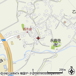 熊本県上益城郡御船町木倉887周辺の地図