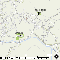 熊本県上益城郡御船町木倉828周辺の地図