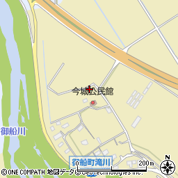 熊本県上益城郡御船町滝川705周辺の地図