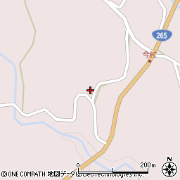 熊本県上益城郡山都町今9周辺の地図