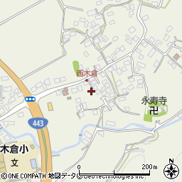 熊本県上益城郡御船町木倉910周辺の地図