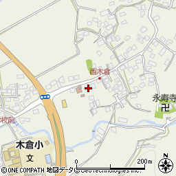 熊本県上益城郡御船町木倉914周辺の地図