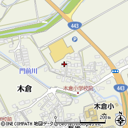 熊本県上益城郡御船町木倉367周辺の地図
