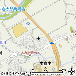 熊本県上益城郡御船町木倉408周辺の地図