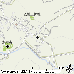 熊本県上益城郡御船町木倉1491周辺の地図