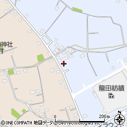 熊本県上益城郡御船町小坂1990周辺の地図