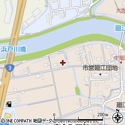 光妙教会熊本支部周辺の地図