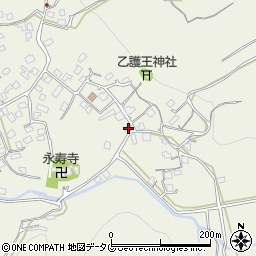 熊本県上益城郡御船町木倉822周辺の地図