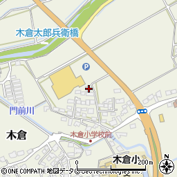 熊本県上益城郡御船町木倉389周辺の地図