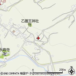 熊本県上益城郡御船町木倉2478周辺の地図
