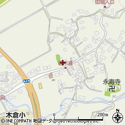 熊本県上益城郡御船町木倉559周辺の地図