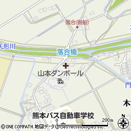 熊本県上益城郡御船町木倉258周辺の地図