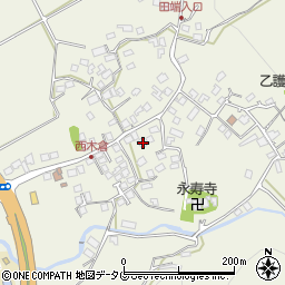 熊本県上益城郡御船町木倉876周辺の地図