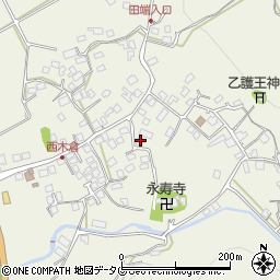 熊本県上益城郡御船町木倉844周辺の地図