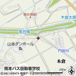 熊本県上益城郡御船町木倉310周辺の地図