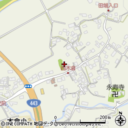 熊本県上益城郡御船町木倉554周辺の地図