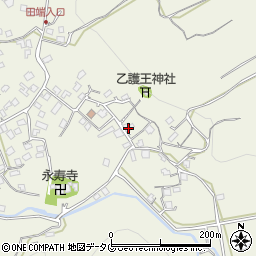 熊本県上益城郡御船町木倉2428周辺の地図
