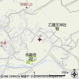 熊本県上益城郡御船町木倉812周辺の地図