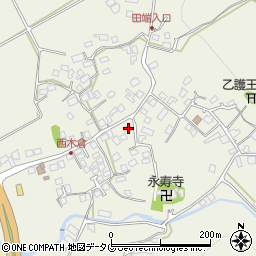 熊本県上益城郡御船町木倉874周辺の地図