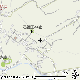 熊本県上益城郡御船町木倉2455周辺の地図