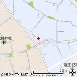 熊本県上益城郡御船町小坂1992周辺の地図