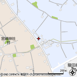熊本県上益城郡御船町小坂1994周辺の地図