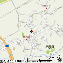 熊本県上益城郡御船町木倉557周辺の地図
