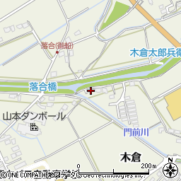 熊本県上益城郡御船町木倉312周辺の地図