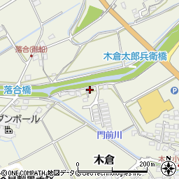 熊本県上益城郡御船町木倉323周辺の地図