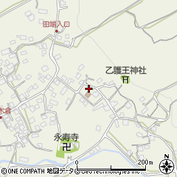 熊本県上益城郡御船町木倉803周辺の地図