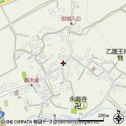 熊本県上益城郡御船町木倉604周辺の地図