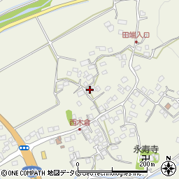 熊本県上益城郡御船町木倉564周辺の地図