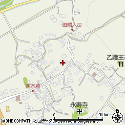 熊本県上益城郡御船町木倉605周辺の地図