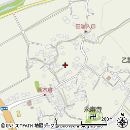 熊本県上益城郡御船町木倉601周辺の地図