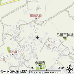 熊本県上益城郡御船町木倉809周辺の地図
