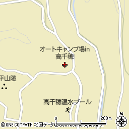 オートキャンプ場ｉｎ高千穂周辺の地図