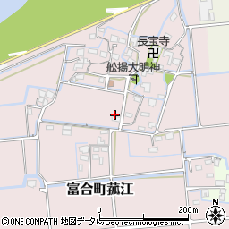 熊本県熊本市南区富合町菰江周辺の地図