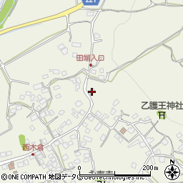 熊本県上益城郡御船町木倉792周辺の地図