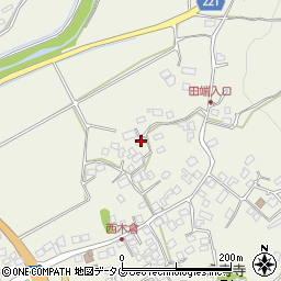 熊本県上益城郡御船町木倉594周辺の地図