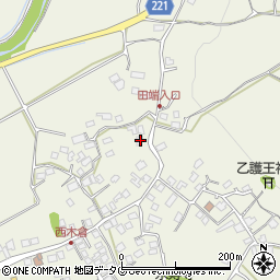 熊本県上益城郡御船町木倉611周辺の地図