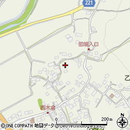 熊本県上益城郡御船町木倉595周辺の地図
