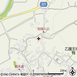 熊本県上益城郡御船町木倉621周辺の地図