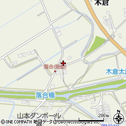 熊本県上益城郡御船町木倉7518周辺の地図