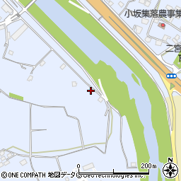熊本県上益城郡御船町小坂2681周辺の地図