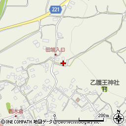 熊本県上益城郡御船町木倉624周辺の地図
