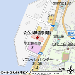 公立小浜温泉病院（苑田会）周辺の地図