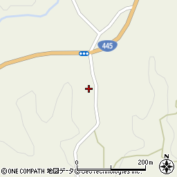 熊本県上益城郡御船町七滝2114周辺の地図