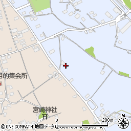 熊本県上益城郡御船町小坂2121周辺の地図
