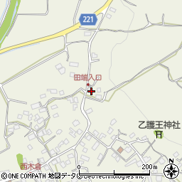 熊本県上益城郡御船町木倉623周辺の地図